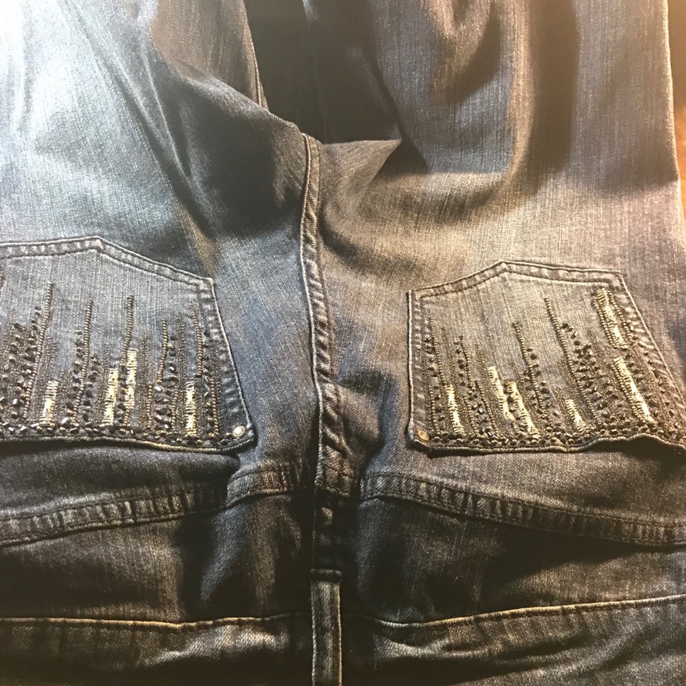 Caché Rhinestone Jeans - Picture 2 of 4